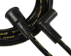 Spark Plug Wires, Super Stock, Spiral Core, 8mm, Black, Chevy,  Over Valve Cover, Small Block, V8,