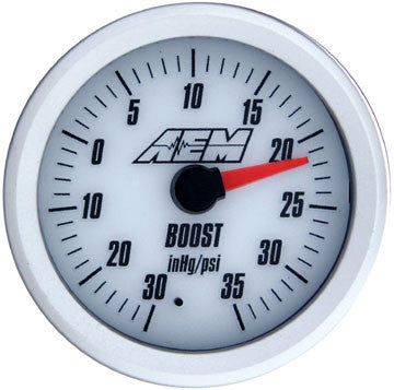 ANALOG 35PSI BOOST SAE GUAGE, 2-in-1