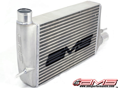 AMS EVO X Front mount intercooler with modular cast end tanks 2008+ With Logo