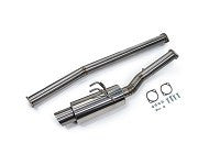 AMS EVO X Single Tip Titanium Exhaust System