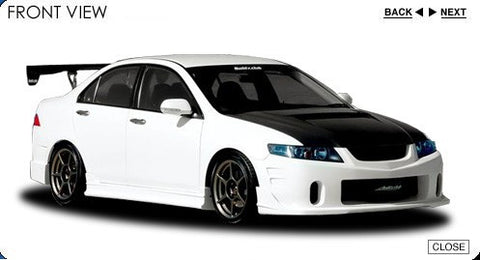 Buddy Club Front Bumper TSX 04-08