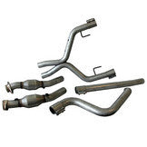 05-10 FORD MUSTANG V-6 DUAL EXHAUST CONVERSION X-PIPE WITH CONVERTERS