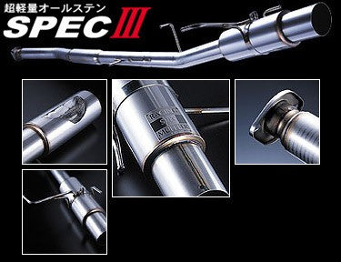 Buddy Club Spec III Exhaust EP3 Civic 02-up w/BC Rear Bumper