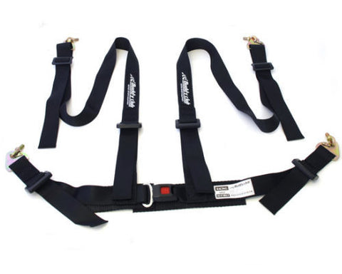 Buddy Club Racing Spec 4 Point Seat Harness Black