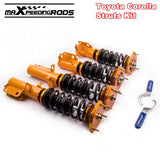 For High Performance 88-99 Toyota Corolla E90 E100 E110 Not Adjustable Coilover / Shock Absorber Suspension Kit