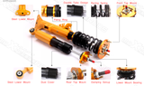 For For High Performance BMW E46 3 Series 98-06 Adjustable Coilover / Shock Absorber Suspension Kits