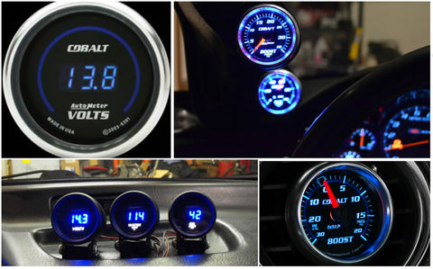 Cobalt Series; Amp Ammeter Gauge [Universal]