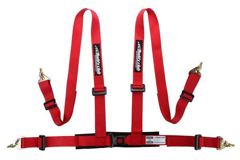 Buddy Club Racing Spec 4 Point Seat Harness Red