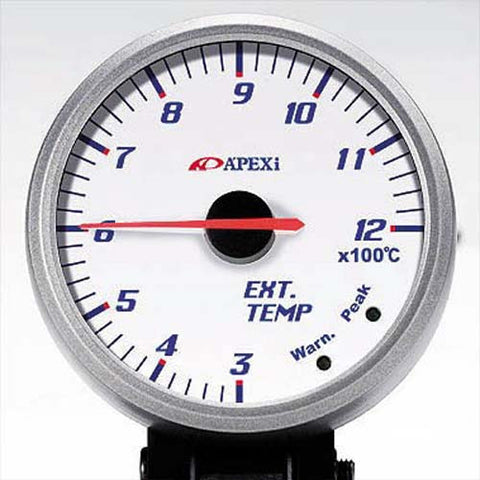 E.L. II System Meters Exhaust Gas Temp (EGT) White