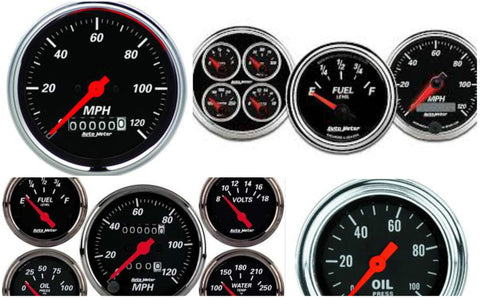 Designer Black Series; In-Dash Tachometer [Universal]