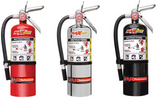 H3R 2.5 lb. Black, Red, or Chrome... Clean agent or Dry Agent Fire Extinguisher