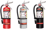 H3R 1.4 lb. Black, Chrome, or  Red  clean agent fire extinguisher
