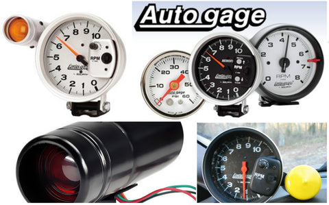 Autogage Series; Pedestal Mount Tachometer; w/ Internal Shift-lite [Universal]