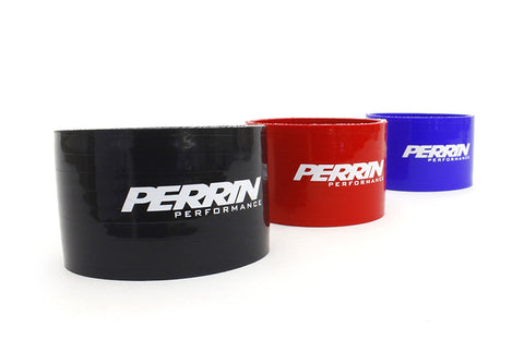 Coupler 2"-2.25" offset 1" 4.75" long Jog, Black with PERRIN logo