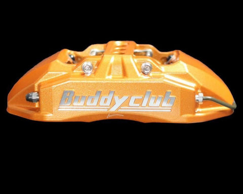 Buddy Club Racing Spec 4pot Brake Caliper -Orange (Reverse)
