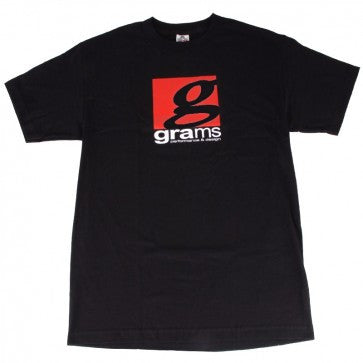 Grams Classic Logo T- Shirt ( Black, X-Large)