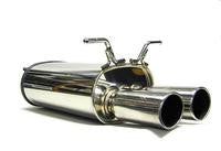 3302-EX082 Sport Exhaust, Rear Section ONLY, Stainless Steel Muffler