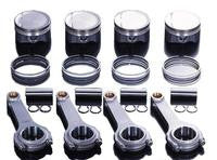 21005-AT002 Piston Ring Set, Ti Coating, 2-Piece Oil Ring, For HKS 21003-AT001