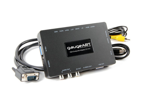 HT-061002 gaugeART VGA to Composite Video Converter