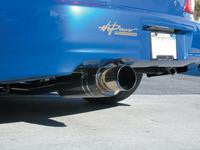 HKS Carbon-Ti Exhaust (3112-EX005) - Installed View