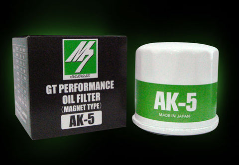 GT PERFORMANCE OIL FILTER (Magnet Type); AK-5 [Nissan SR,VQ, Honda ZC,B16A, Mazda BP,13B, Subaru EJ]