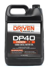 DP40 - High Zinc Synthetic Diesel Oil - 5w-40 Case of Gallon Jugs