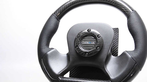 CARBON FIBER STEERING WHEEL 320mm CARBON FIBER CENTER PLATE