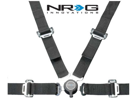 4 Point Seat Belt Harness / Cam Lock- Black