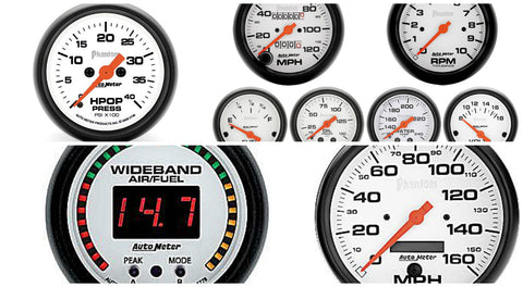 Phantom Series; Oil Press Gauge [Universal]