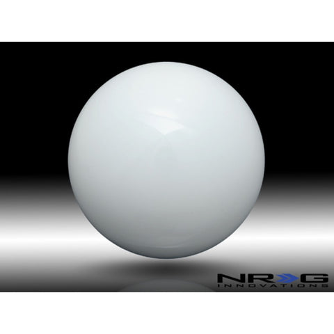 Ball type shift knob - White - 1 lb. - Universal