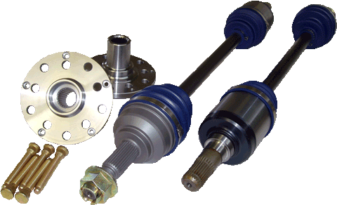 06-09 Subaru Legacy Spec B with R180 STi Differential Axle/Hub Kit