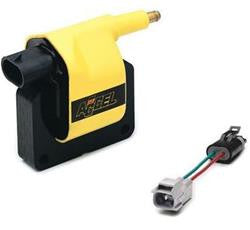 Ignition Coil and Harness, Super Coil, Square, Epoxy, Yellow, 42,000 V, 1998-02 Dodge, Jeep, Each