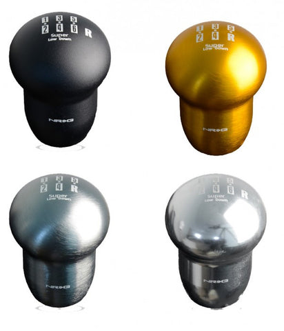 Super Low Down Shift Knob Universal Gun Metal