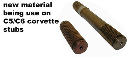 CHEVROLET CORVETTE C5 / C6 Left (Long) / Right (Short) Differential Output Shafts