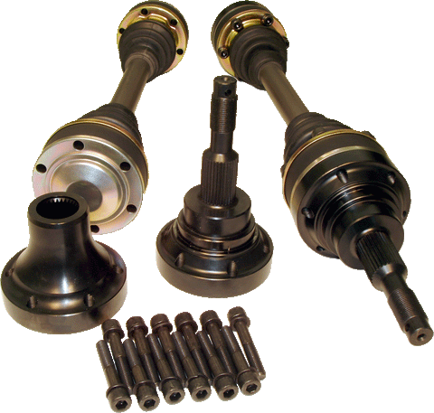 DODGE 2001-2002 Dodge Viper (OS Giken Differential) 1200HP Level 5 Direct Bolt-In Axles with Diff Stubs