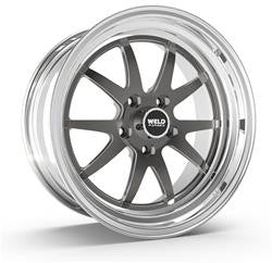 Weld Racing 31G7070B450 - Weld Racing GT-S Series Gunmetal Anodized Riverside Wheels