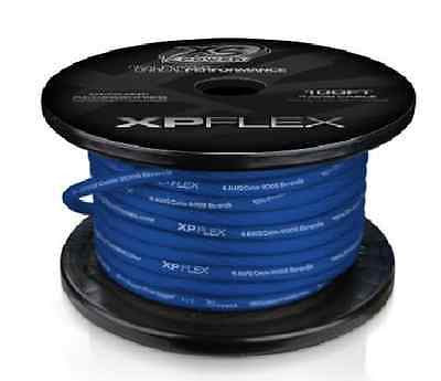 4 AWG Cable, 2009 Strands, 10% OFC, 90% CCA, Iced Blue, 100' Spool