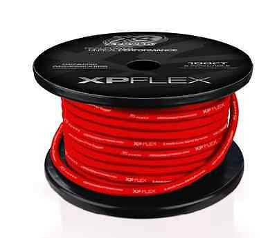 4 AWG Cable, 2009 Strands, 10% OFC, 90% CCA, Iced Red, 100' Spool